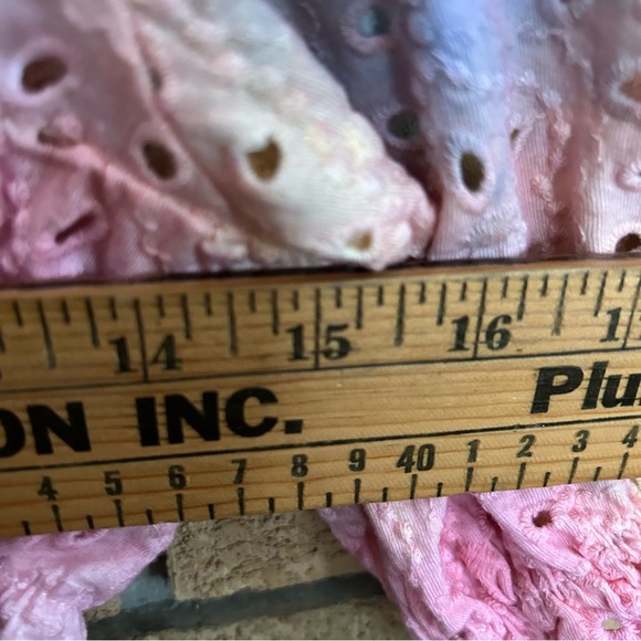 NWT Urban Outfitters Women’s Rainbow Pastel Tie Dye Puff Sleeve Crop Top Size S - Picture 7 of 7